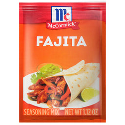 McCormick® Fajita Seasoning Mix, 1.12 oz (6-Pack)