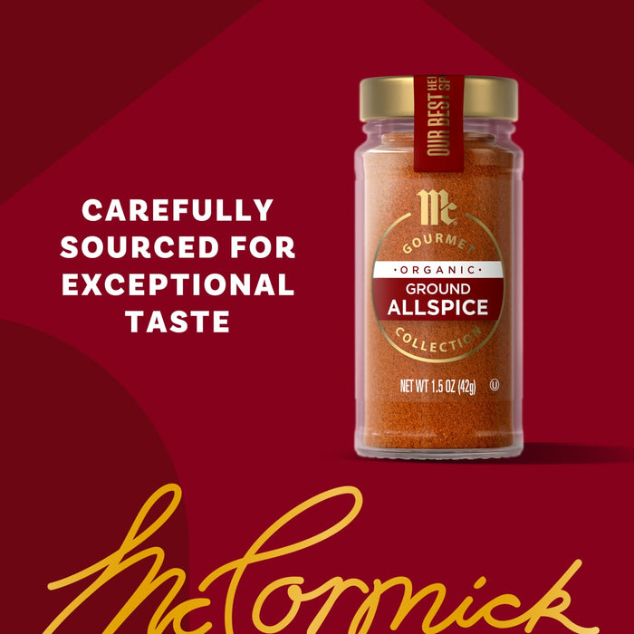 McCormick Gourmet Allspice is carefully sourced for exceptional taste.