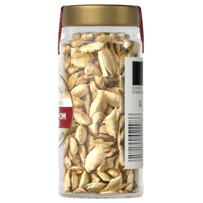 A jar of McCormick cardamom pods.