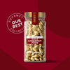 A jar of Gourmet Co. Whole Cardamom Pods is displayed against a red background, highlighted as part of the Our Best Collection.