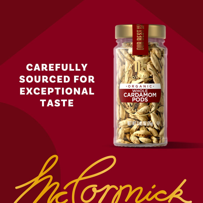 McCormick Cardamom Pods are carefully sourced for exceptional taste.
