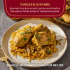 McCormick Chicken Biryani features basmati rice and aromatic spices enriched by the warm floral notes of cardamom pods.