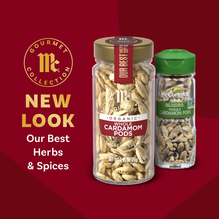 McCormick Gourmet Collection presents a new look for their best herbs and spices.