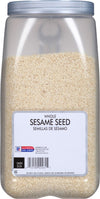 A container of McCormick for Chefs Whole Sesame Seed.