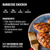 McCormick's Barbecue Chicken recipe with a list of ingredients and a photo of grilled chicken.