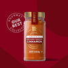 McCormick Gourmet Ground Saigon Cinnamon in a glass jar, part of the Our Best Collection.