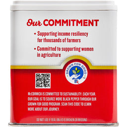 McCormick's commitment to sustainability and supporting farmers and women in agriculture.