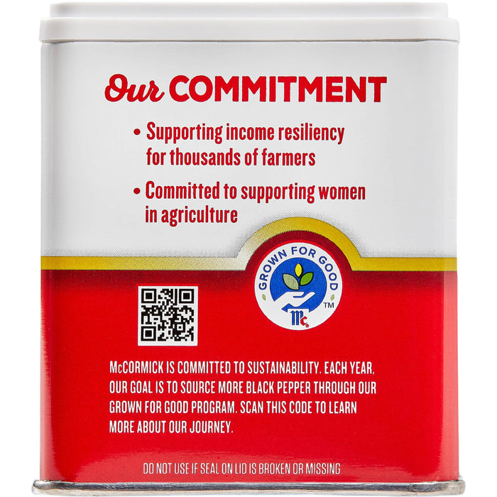 McCormick's commitment to sustainability and supporting farmers and women in agriculture.