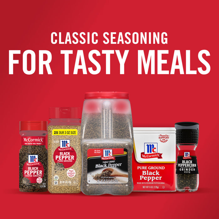 McCormick® Coarse Ground Black Pepper, 1.5 oz