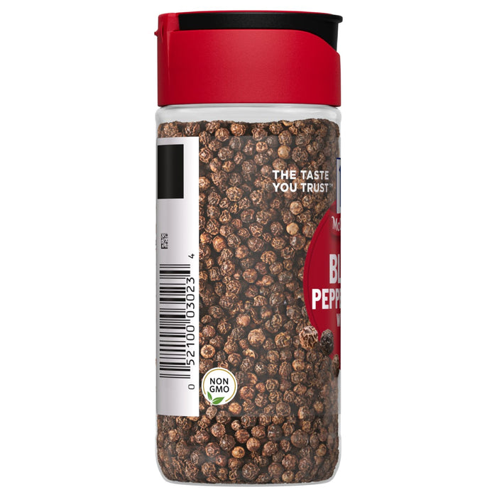 McCormick® Whole Black Pepper, 1.87 oz