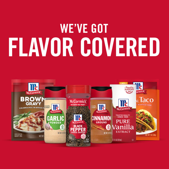 McCormick® Coarse Ground Black Pepper, 3.12 oz