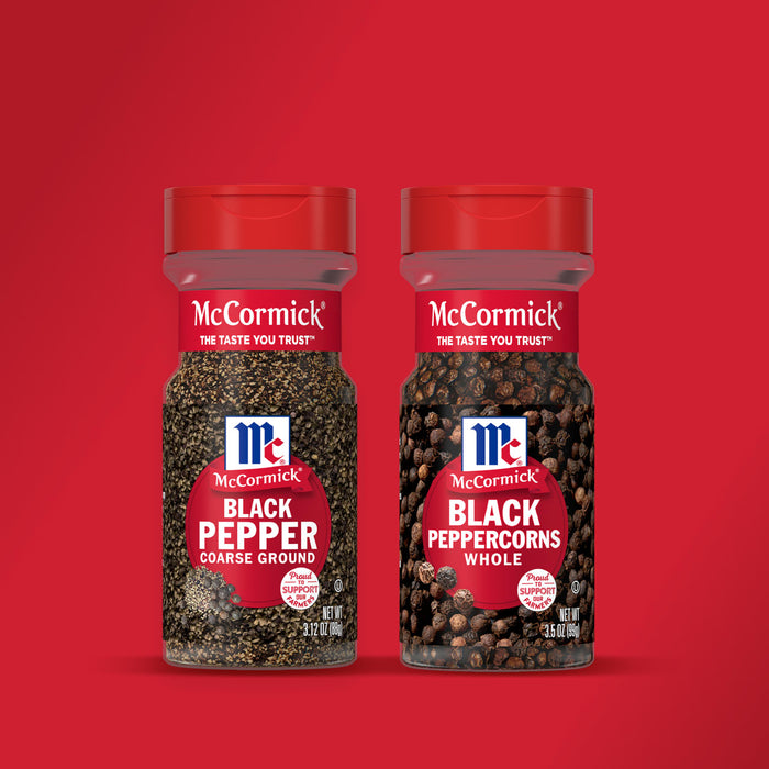 McCormick® Coarse Ground Black Pepper, 3.12 oz