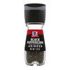 A McCormick Black Peppercorn Adjustable Grinder with black peppercorns inside.