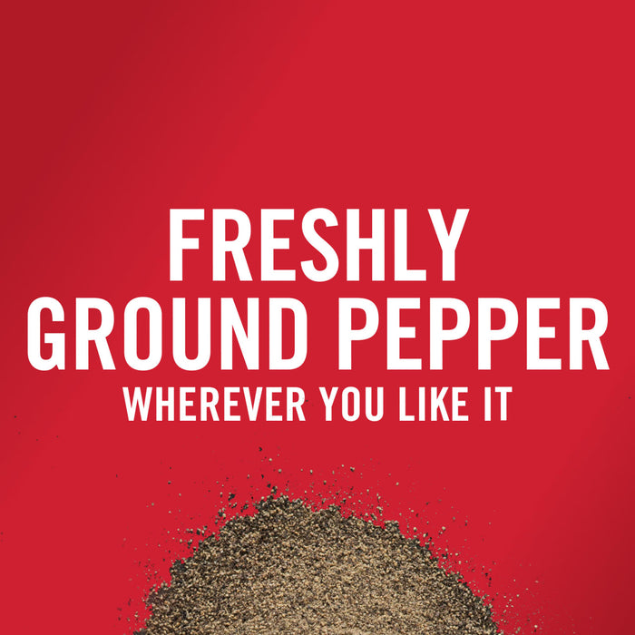 Freshly ground pepper wherever you like it.