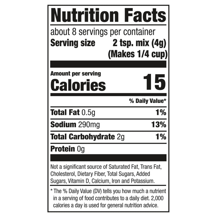 McCormick® Just Add Milk Country Gravy Sausage, 1.15 oz (6-Pack)