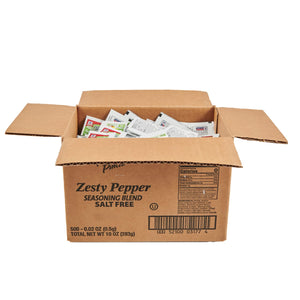 Zesty Pepper Salt-Free Seasoning Blend Packets