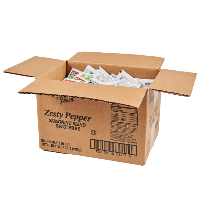 Zesty Pepper Salt-Free Seasoning Blend Packets