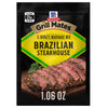 McCormick Grill Mates Brazilian Steakhouse 15-minute marinade mix package.