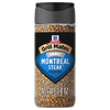 A bottle of McCormick Grill Mates Smoky Montreal Steak Seasoning.