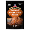 McCormick Grill Mates Brown Sugar Bourbon Marinade package featuring a grilled steak.