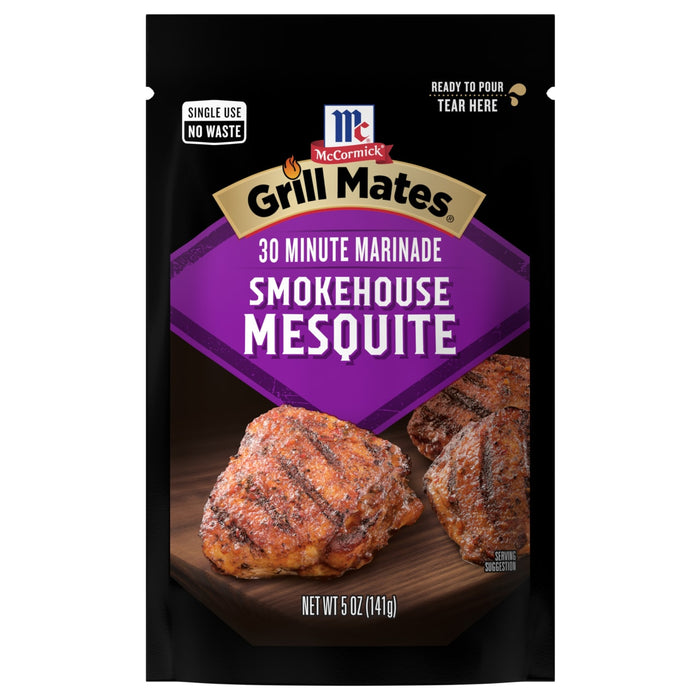 McCormick® Grill Mates® Smokehouse Mesquite 30 Minute Marinade, 5 oz (6-Pack)