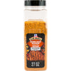 A container of Grill Mates Brown Sugar Bourbon seasoning is displayed.