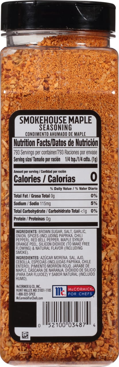 McCormick GRILL MATES Smokehouse Maple Seasoning, 28.0 oz