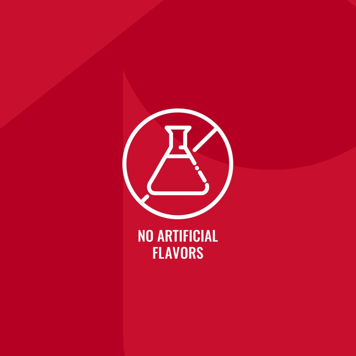 An infographic for Mccormick Taco Seasoning Mix, featuring icons and text indicating no MSG, no dairy ingredients, no artificial colors or flavors, and that it is made with McCormick herbs and spices.