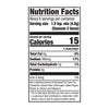 This nutrition facts label for Mccormick Taco Seasoning Mix details that a 2 tsp serving (4.5g) contains 15 calories, 380mg sodium, and 3g total carbohydrate, with about 6 servings per container.