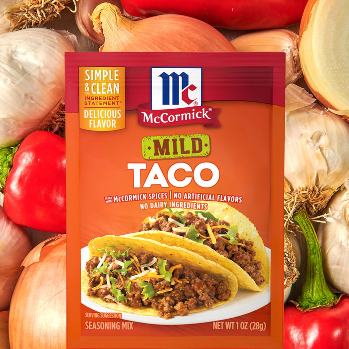 McCormick® Mild Taco Seasoning Mix, 1 oz (6-Pack)