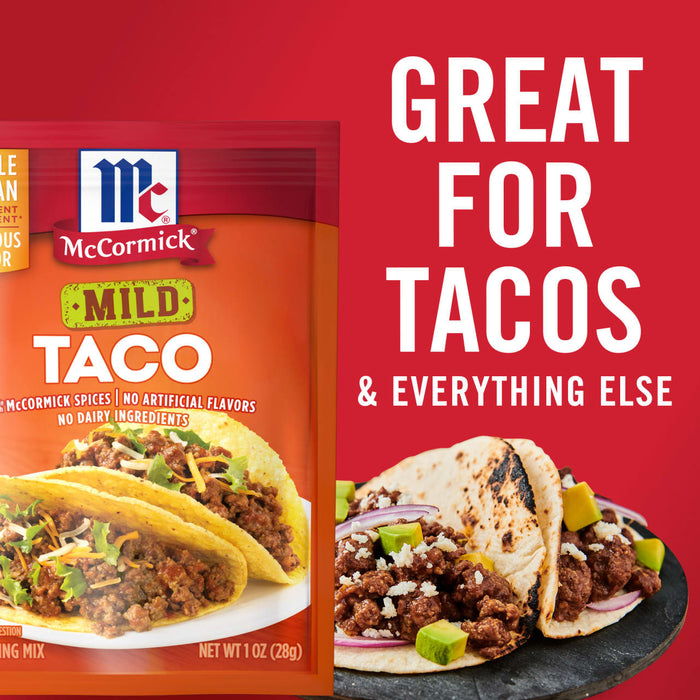 McCormick® Mild Taco Seasoning Mix, 1 oz (6-Pack)