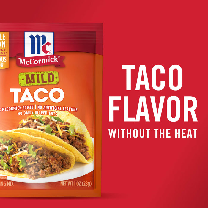 McCormick® Mild Taco Seasoning Mix, 1 oz (6-Pack)