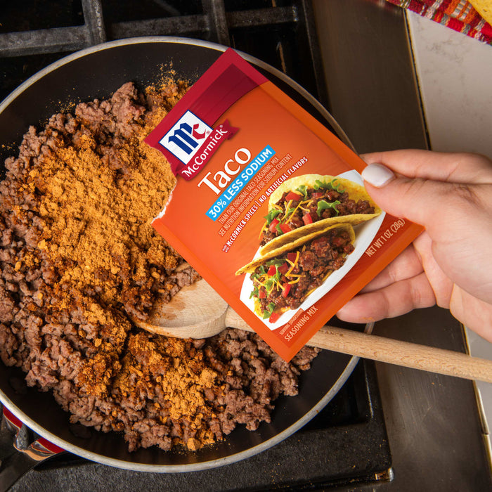 McCormick® 30% Less Sodium Taco Seasoning Mix, 1 oz (6-Pack)