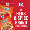 McCormick® 30% Less Sodium Mild Taco Seasoning Mix, 1 oz (6-Pack)