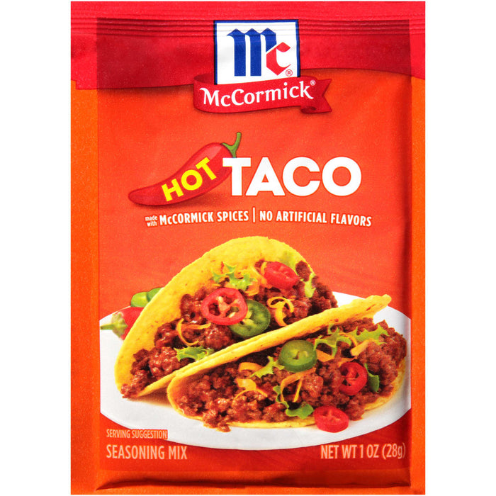 McCormick® Hot Taco Seasoning Mix, 1 oz (6-Pack)