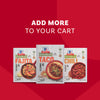 An advertisement encourages customers to add more to their cart, featuring a packet of Mccormick Organics Regular Taco Seasoning Mix 1 Oz alongside Fajita and Chili seasoning mixes.