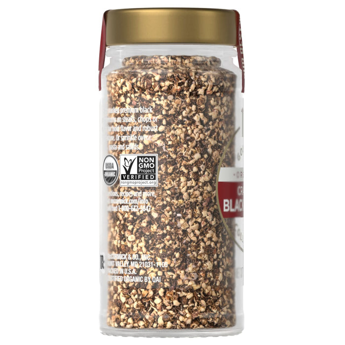 A jar of Simply Organic Black Pepper.