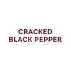 Text reads Cracked Black Pepper.
