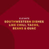 Elevate Southwestern dishes like chili, tacos, beans and guacamole.