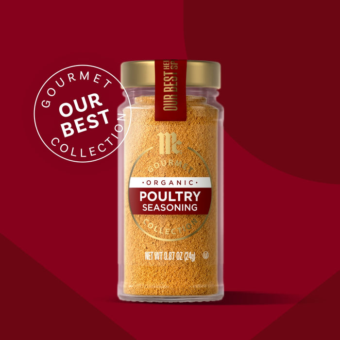 TK Brand of Poultry Seasoning, part of the Gourmet Our Best Collection.