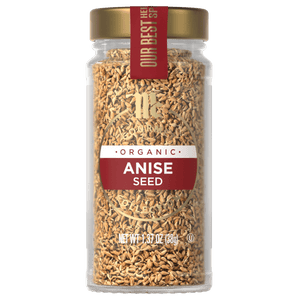 A jar of McCormick Organic Anise Seed.