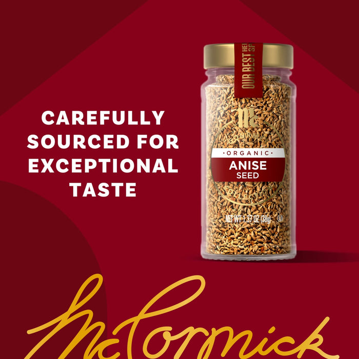 McCormick Anise Seed is carefully sourced for exceptional taste.