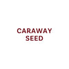 The text CARAWAY SEED is displayed in a simple, bold font.