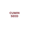 The text CUMIN SEED is displayed in a maroon font.