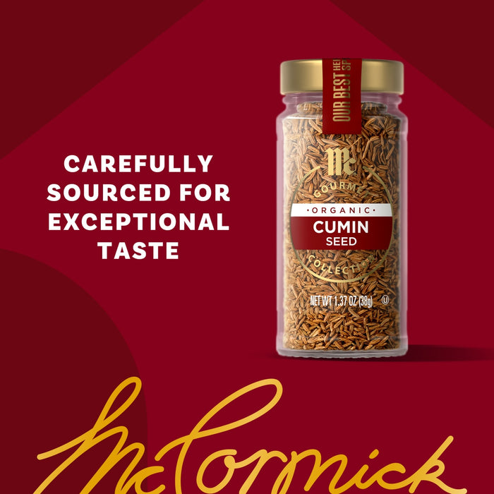 McCormick Cumin Seeds are carefully sourced for exceptional taste.
