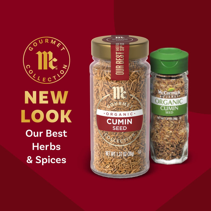 McCormick Gourmet Collection features a new look for their best herbs and spices.