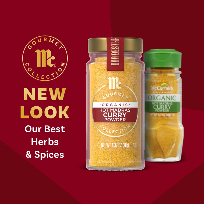 McCormick Gourmet Collection introduces a new look for their best herbs and spices.