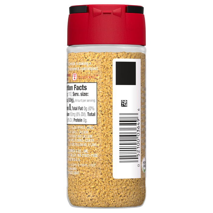 McCormick® Lemon & Pepper Seasoning, 3.5 oz