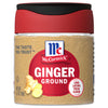 A jar of McCormick Ground Ginger with a picture of ginger root on the label.