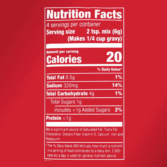 McCormick® Chicken Gravy Mix, 0.87 oz (6-Pack)